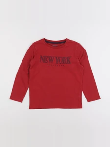 Vertbaudet - tee-shirt rouge - 6 ans