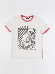 IKKS - tee-shirt beige - 10 ans
