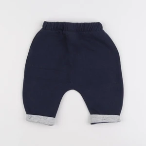 Vertbaudet - sarouel doublé bleu - 3 mois