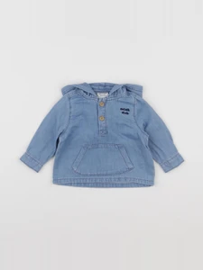 Tape à l'oeil - chemise bleu - 6 mois