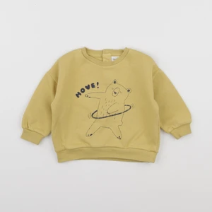 Tape à l'oeil - sweat jaune - 9 mois