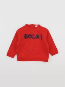 Storytelling - sweat rouge - 9 mois