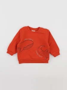 Tape à l'oeil - sweat rouge - 6 mois