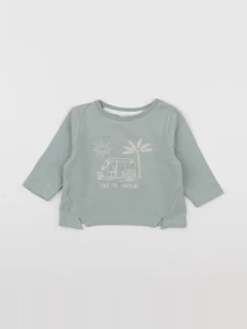 Little Cigogne - tee-shirt vert - 12 mois
