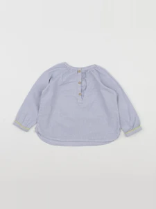 Zara - blouse bleu - 9/12 mois