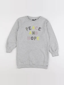 IKKS - robe gris - 8 ans