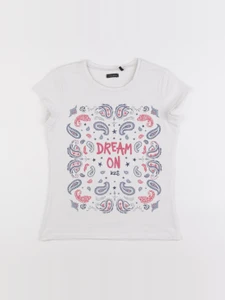 IKKS - tee-shirt blanc - 10 ans