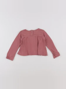 Zara - tee-shirt rose - 6/9 mois