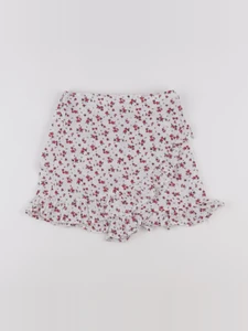Vertbaudet - jupe short blanc - 9 ans