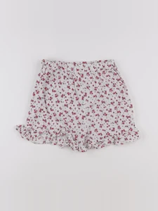 Vertbaudet - jupe short blanc - 9 ans