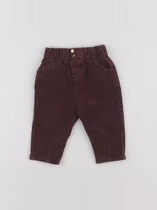 Vertbaudet - pantalon violet - 9 mois