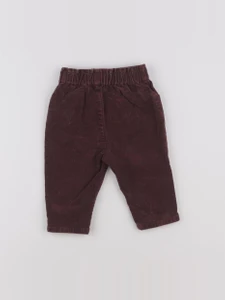 Vertbaudet - pantalon violet - 9 mois