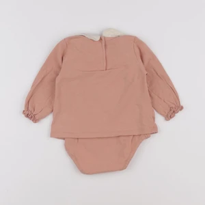 Vertbaudet - body tee-shirt rose - 12 mois