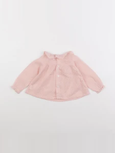 Lola Palacios - blouse rose - 6 mois