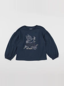 Vertbaudet - tee-shirt bleu - 5 ans
