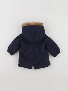Vertbaudet - manteau bleu - 9 mois
