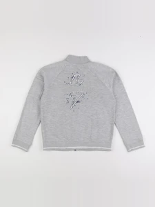 IKKS - sweat imprimé au dos gris - 12 ans