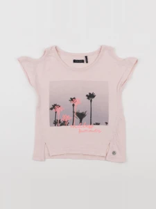 IKKS - tee-shirt rose - 2 ans