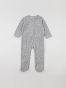 Vertbaudet - pyjama velours gris - 2 ans
