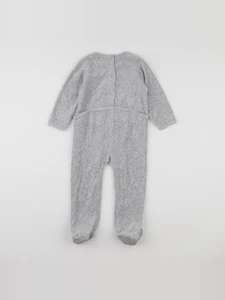 Vertbaudet - pyjama velours gris - 2 ans