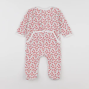 Vertbaudet - pyjama velours rouge - 9 mois