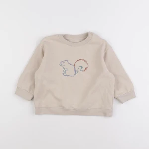 Uniqlo - sweat beige - 18/24 mois