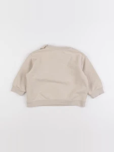 Uniqlo - sweat beige - 18/24 mois