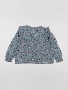 Vertbaudet - blouse bleu - 8 ans