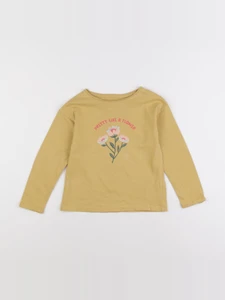 Vertbaudet - tee-shirt jaune - 5 ans