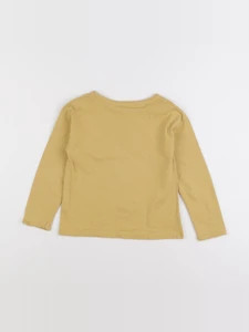 Vertbaudet - tee-shirt jaune - 5 ans