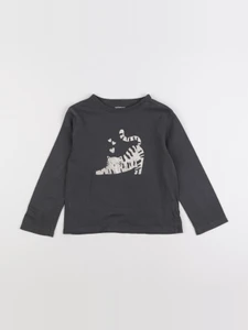Vertbaudet - tee-shirt gris - 5 ans