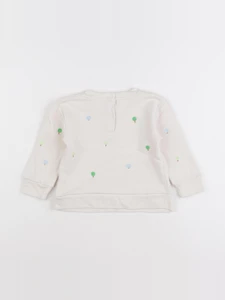 Oeuf NYC - sweat blanc - 12/18 mois