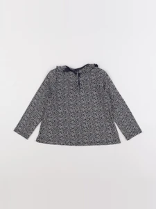 Petit Bateau - tee-shirt bleu - 36 mois