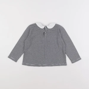 Petit Bateau - tee-shirt bleu, blanc - 36 mois