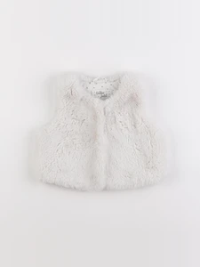 Vertbaudet - gilet blanc - 2 ans