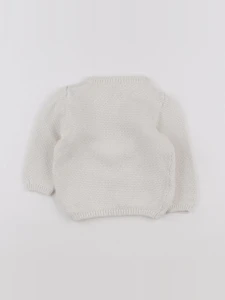 Tape à l'oeil - gilet blanc - 12 mois