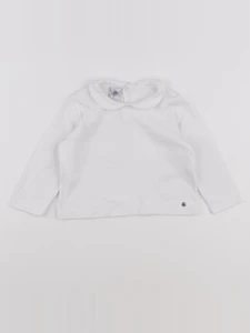 Petit Bateau - tee-shirt blanc - 18 mois