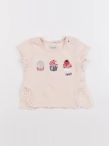 IKKS - tee-shirt rose - 3 mois