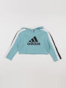 Adidas - sweat bleu - 5/6 ans