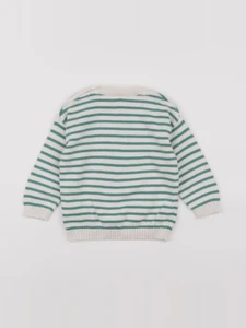 H&M - pull beige, vert - 9/12 mois