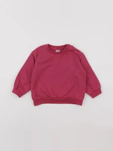 H&M - sweat rose - 9/12 mois
