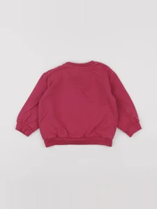 H&M - sweat rose - 9/12 mois