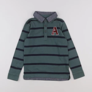 Vertbaudet - polo vert - 8 ans