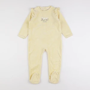 Vertbaudet - pyjama velours jaune - 3 ans
