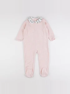 Vertbaudet - pyjama velours rose - 3 ans