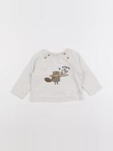 Tape à l'oeil - tee-shirt beige - 6 mois