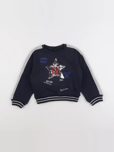 IKKS - sweat bleu - 4 ans