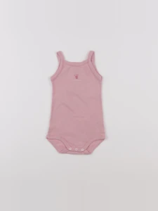 Petit Bateau - body rose - 6 mois