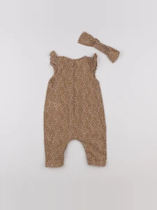 Vertbaudet - ensemble marron - 6 mois