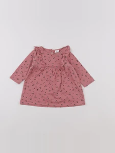 H&M - robe rose - 6 mois